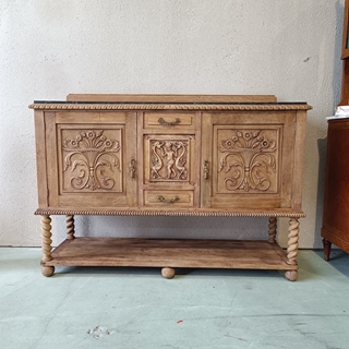 Mueble aparador francés de roble - Imagen 1