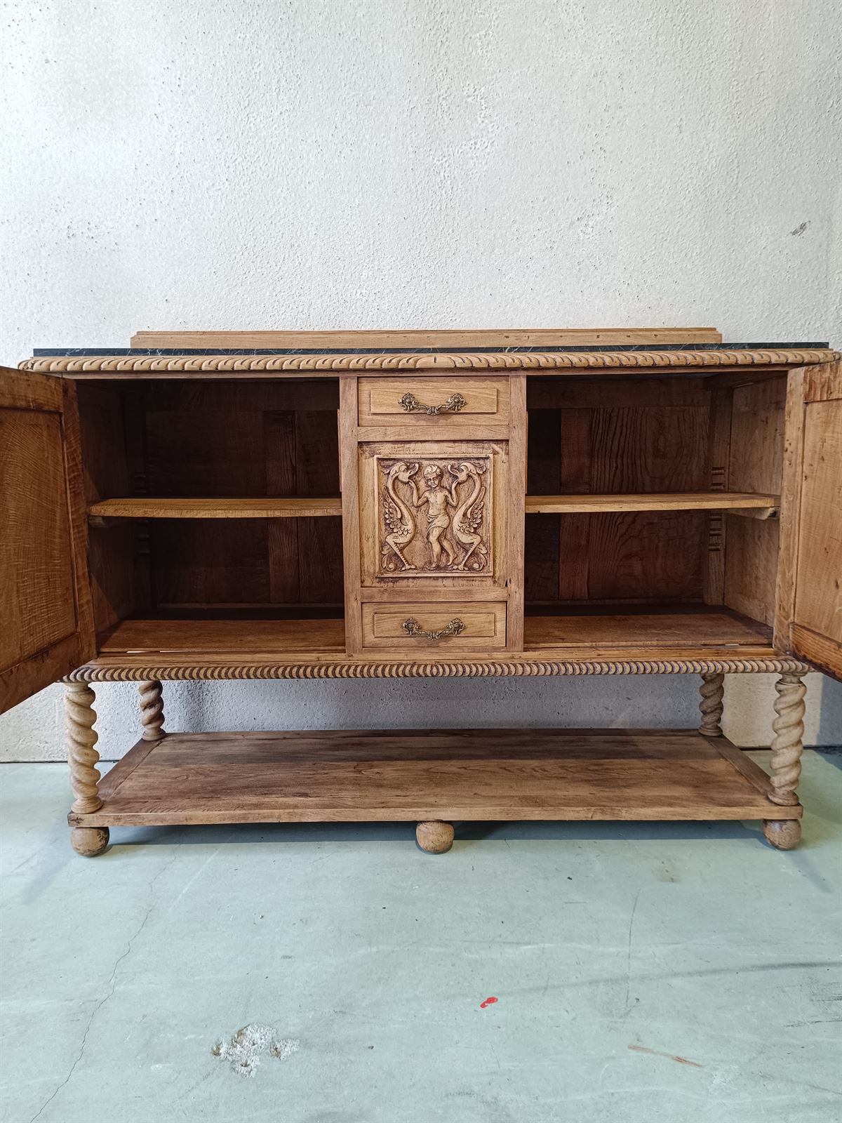 Mueble aparador francés de roble - Imagen 8
