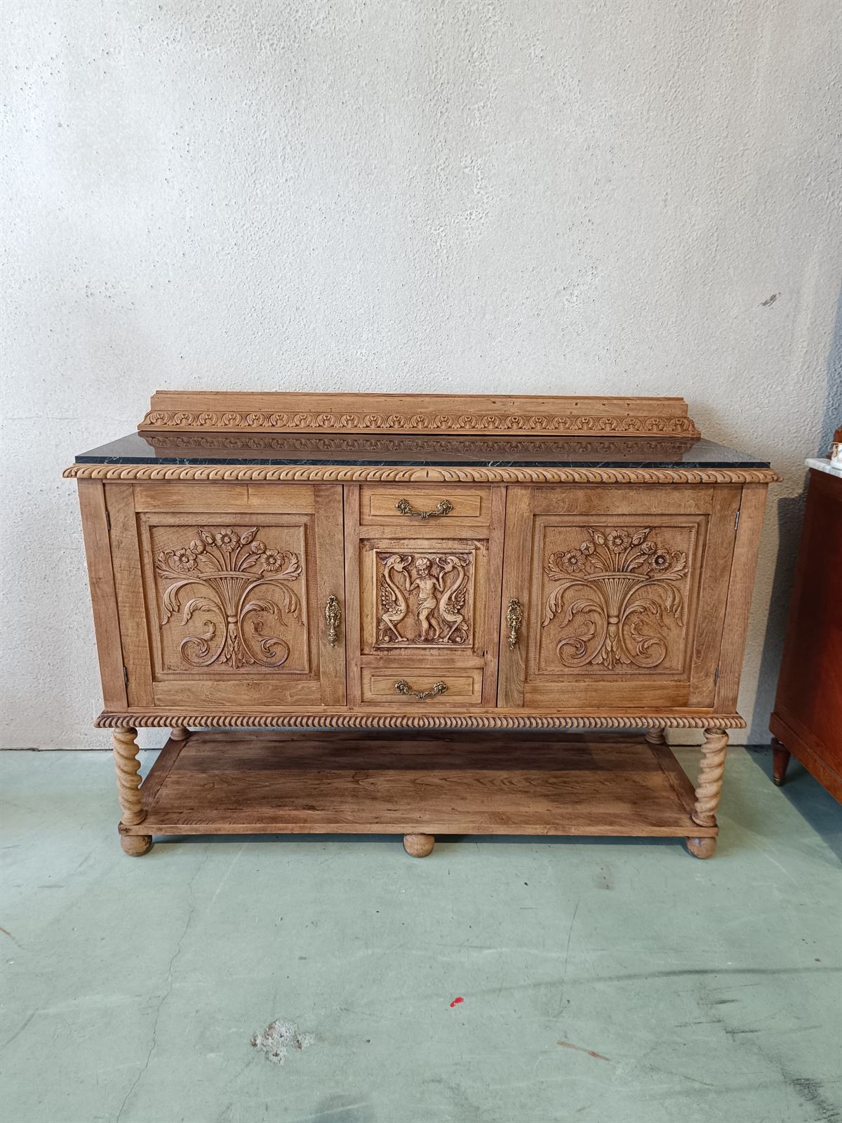 Mueble aparador francés de roble - Imagen 9