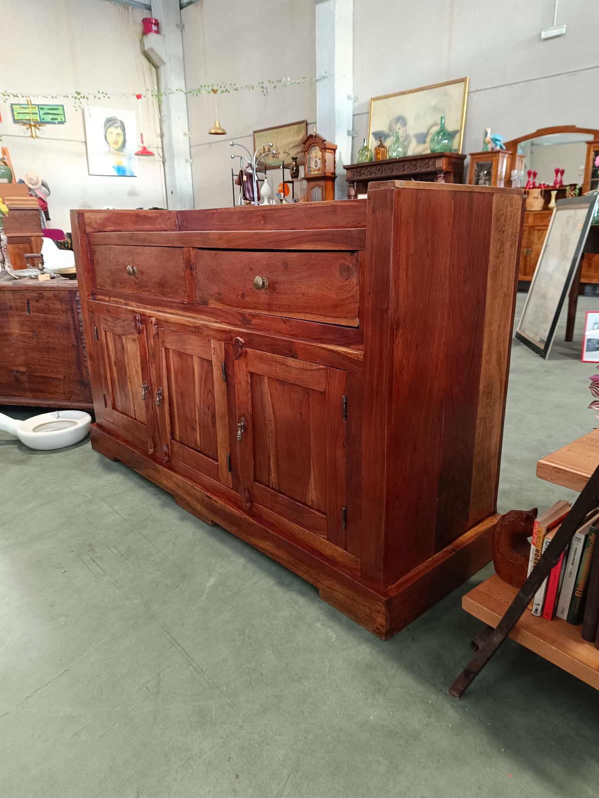 Mueble aparador rústico de madera - Imagen 2