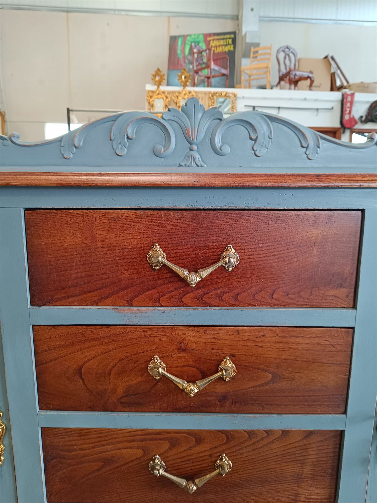 Mueble aparador shabby chic - Imagen 8