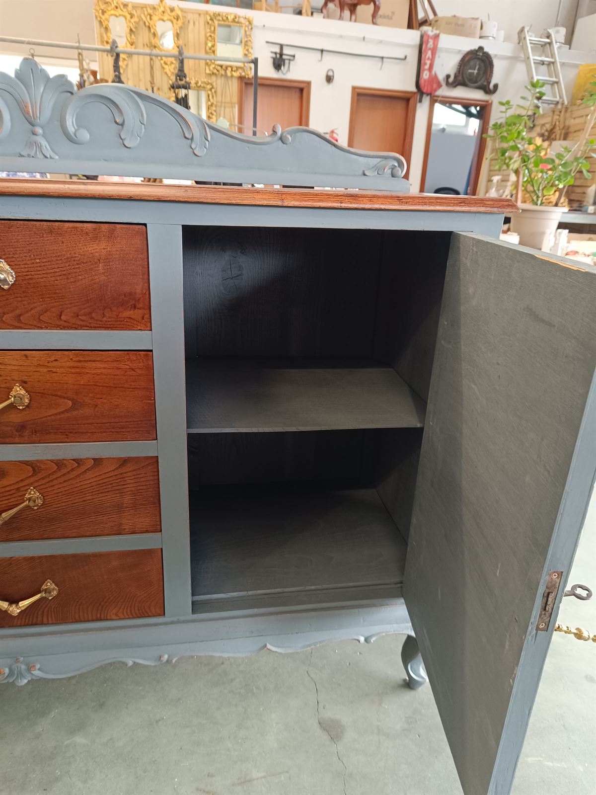 Mueble aparador shabby chic - Imagen 9