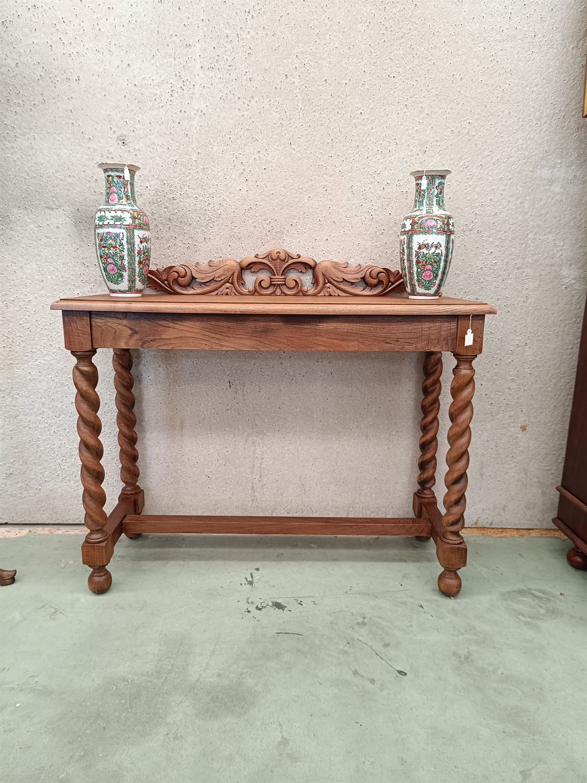 Mueble auxiliar recibidor de roble años 30 - Imagen 1