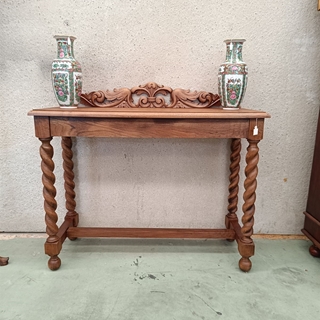 Mueble auxiliar recibidor de roble años 30 - Imagen 1