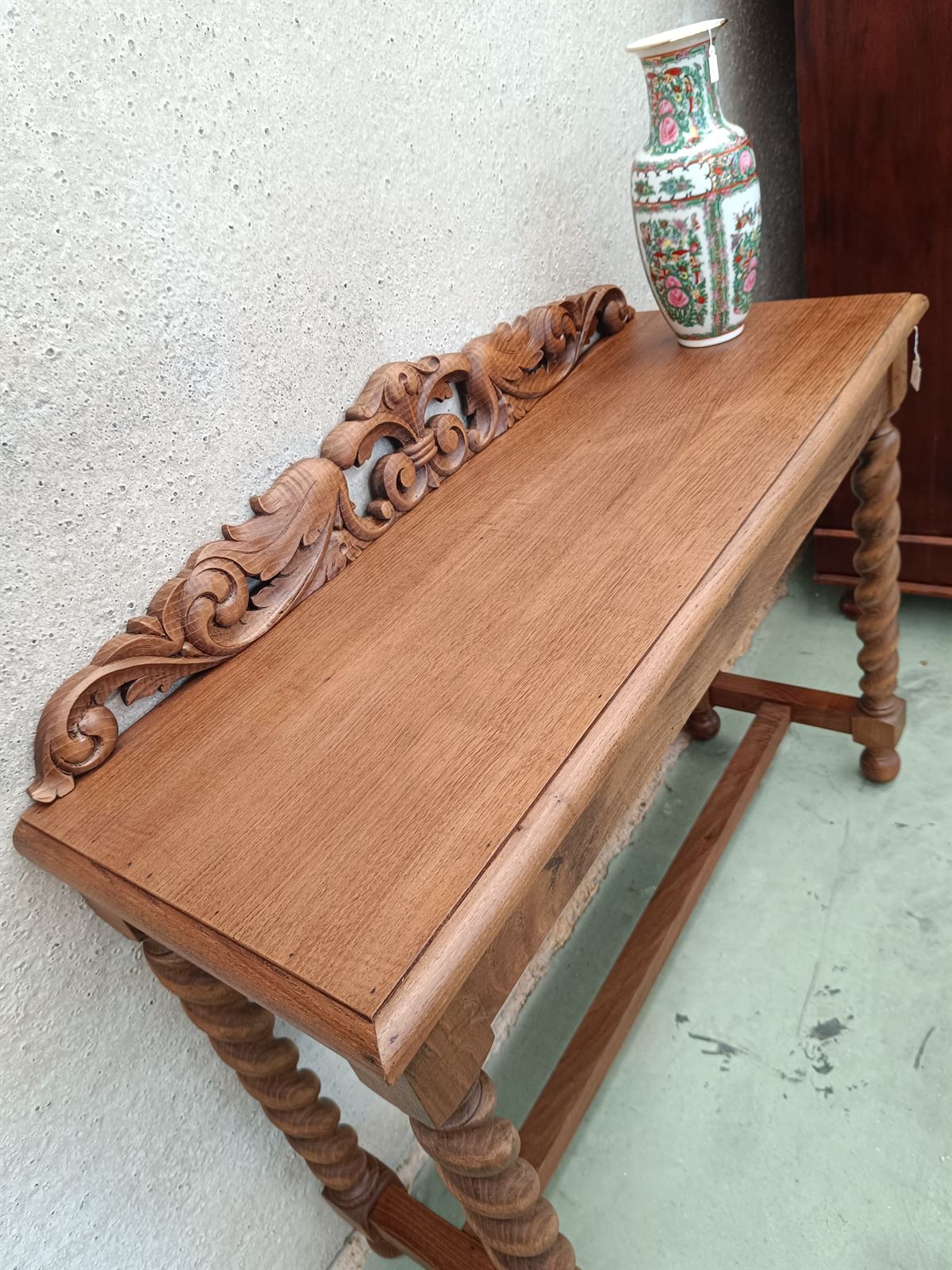 Mueble auxiliar recibidor de roble años 30 - Imagen 3