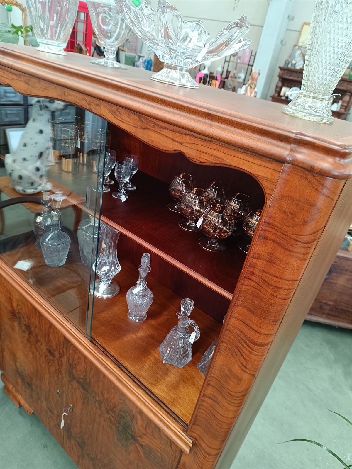 Mueble buffet vitrina Art Deco - Imagen 4