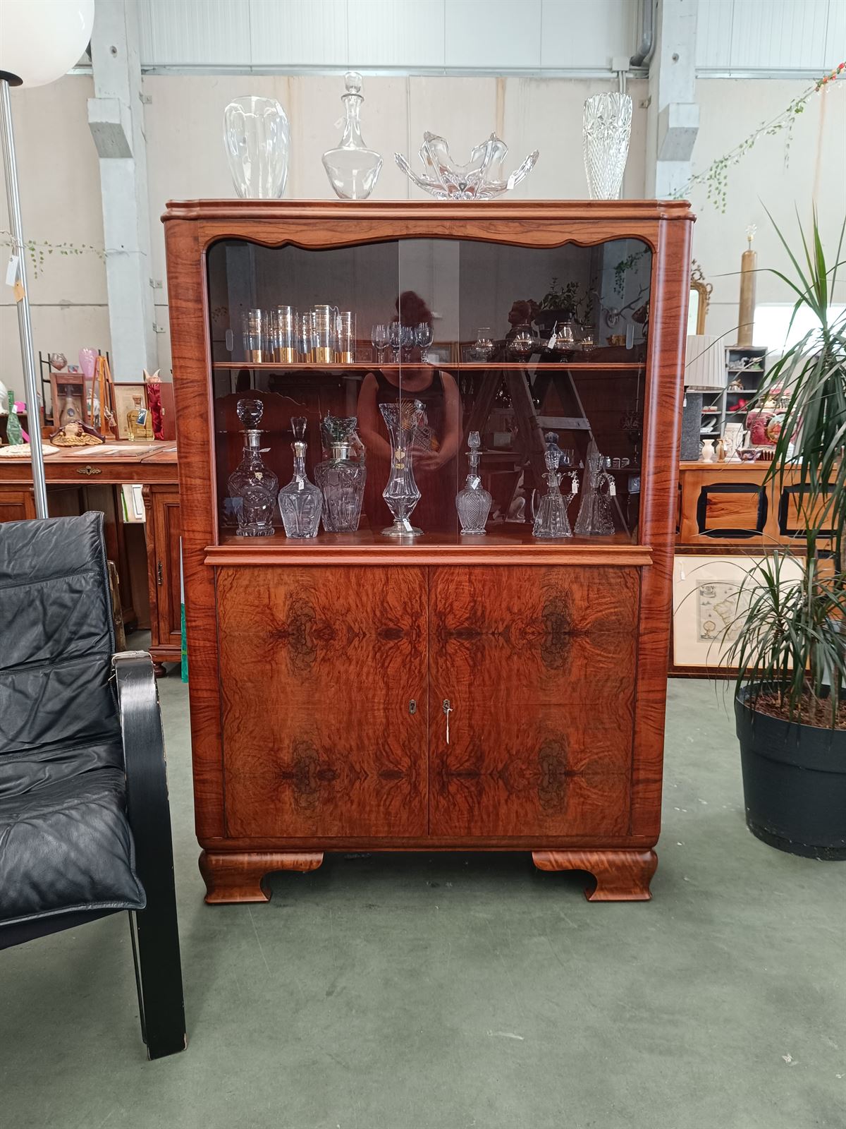 Mueble buffet vitrina Art Deco - Imagen 9