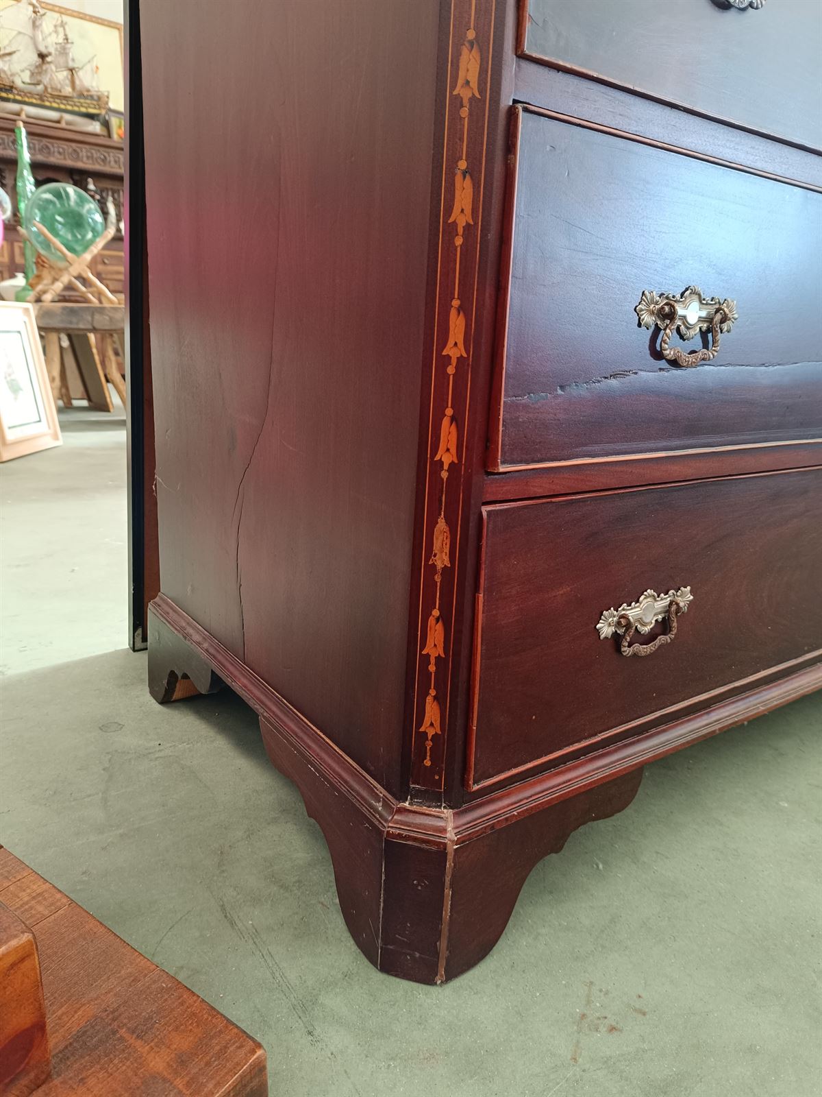 Mueble cajonera antigua S.XIX - Imagen 4