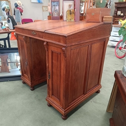 Mueble de madera estilo Davenport - Imagen 1