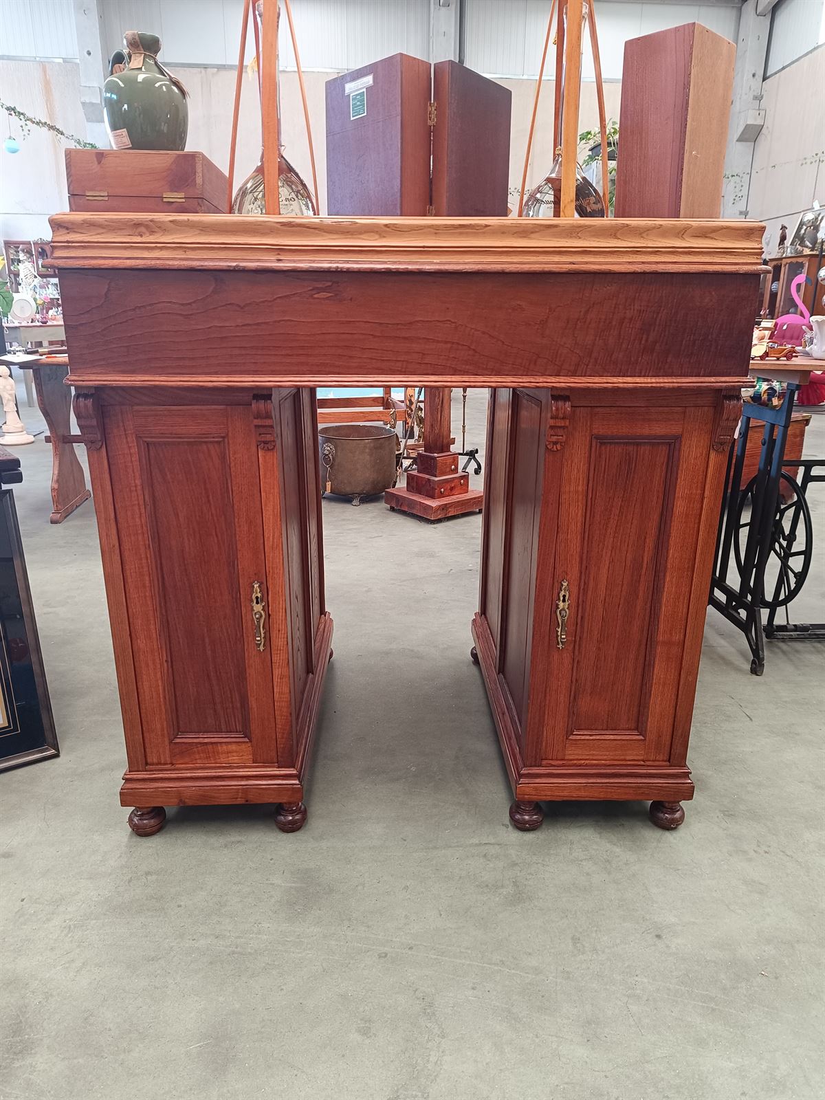Mueble de madera estilo Davenport - Imagen 9
