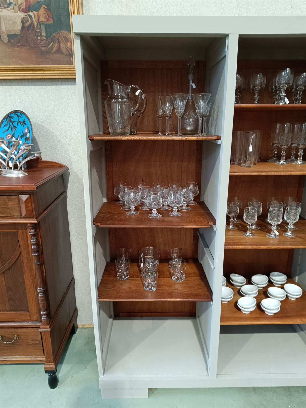 Mueble estantería madera de castaño - Imagen 4