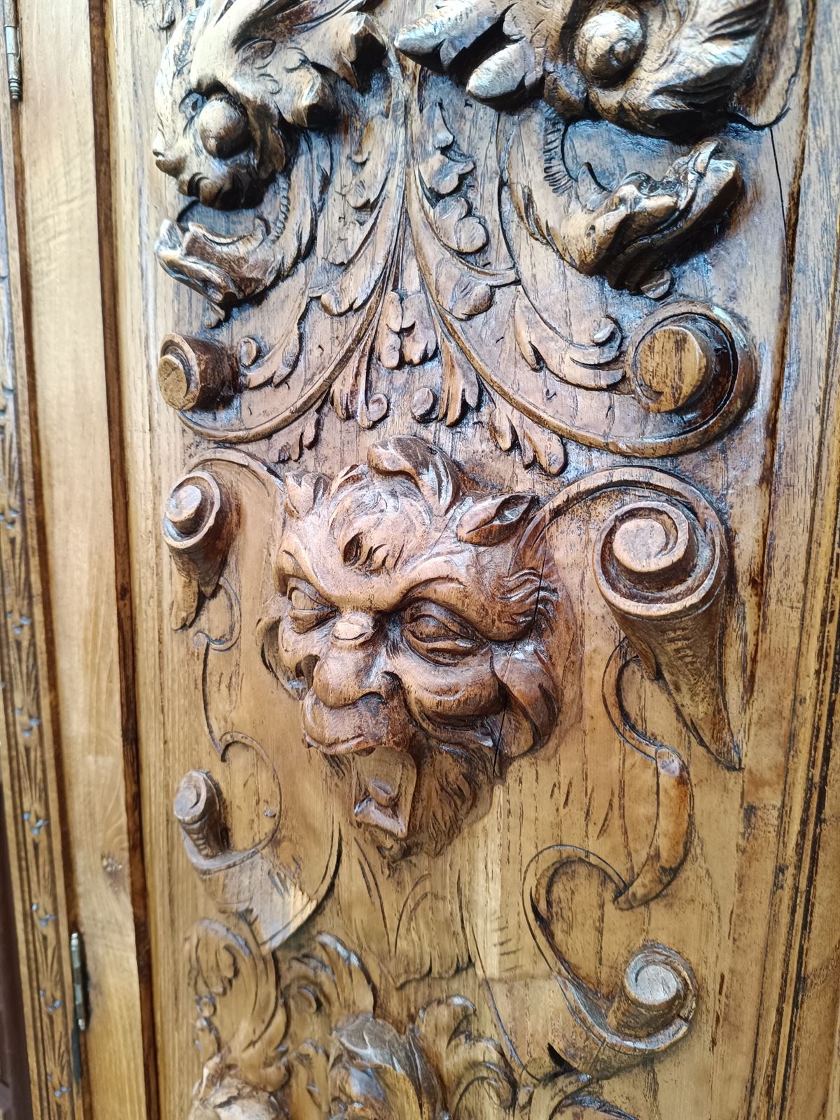 Mueble librería de madera de roble años 30 - Imagen 5