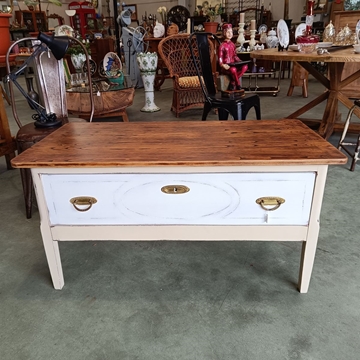 Mueble mesa auxiliar antiguo de madera - Imagen 2