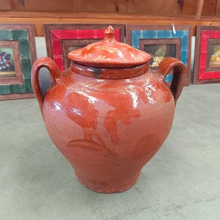 Orza olla antigua de barro - Imagen 1