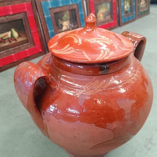 Orza olla antigua de barro - Imagen 2