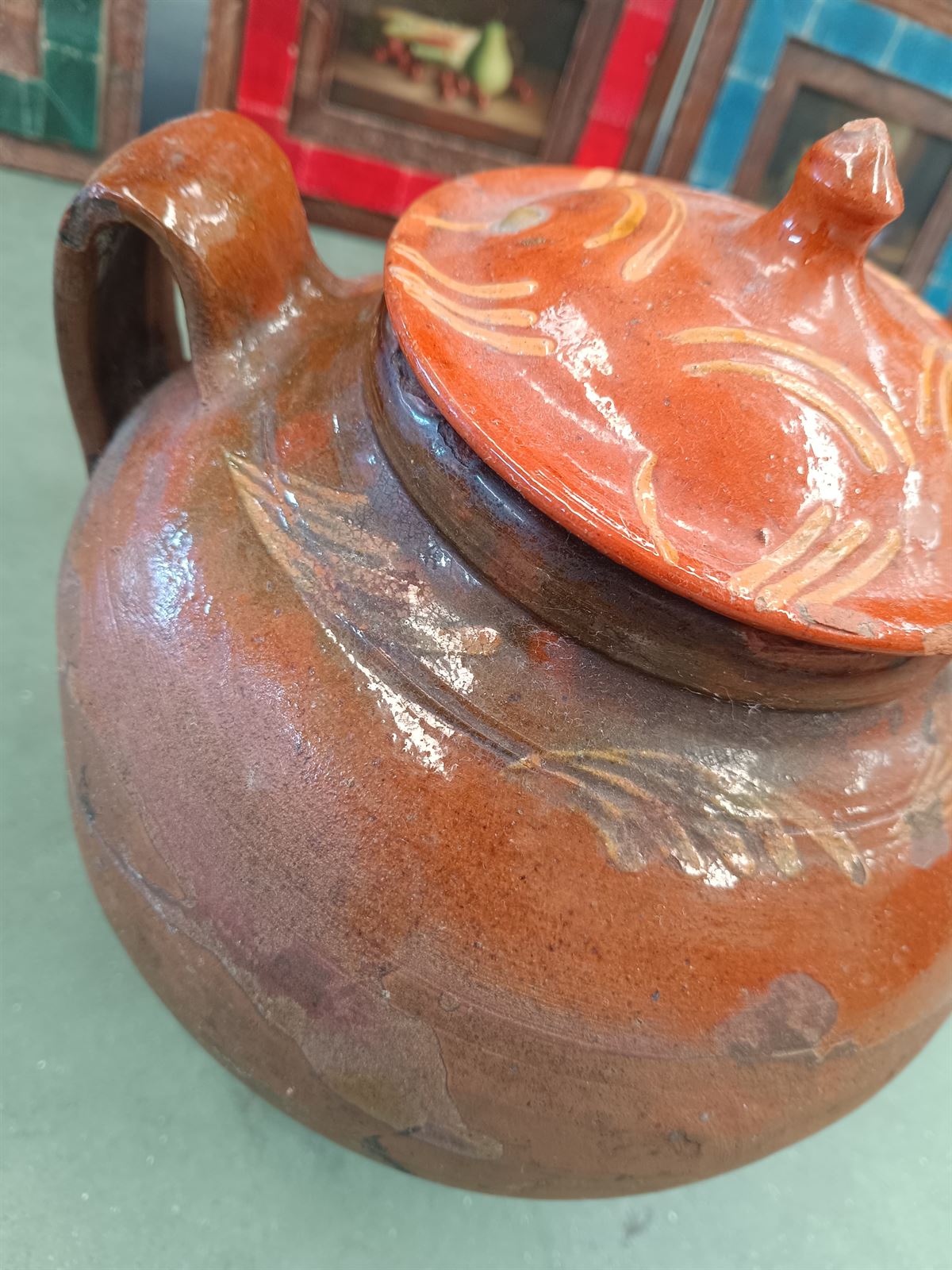 Orza olla antigua de barro - Imagen 7