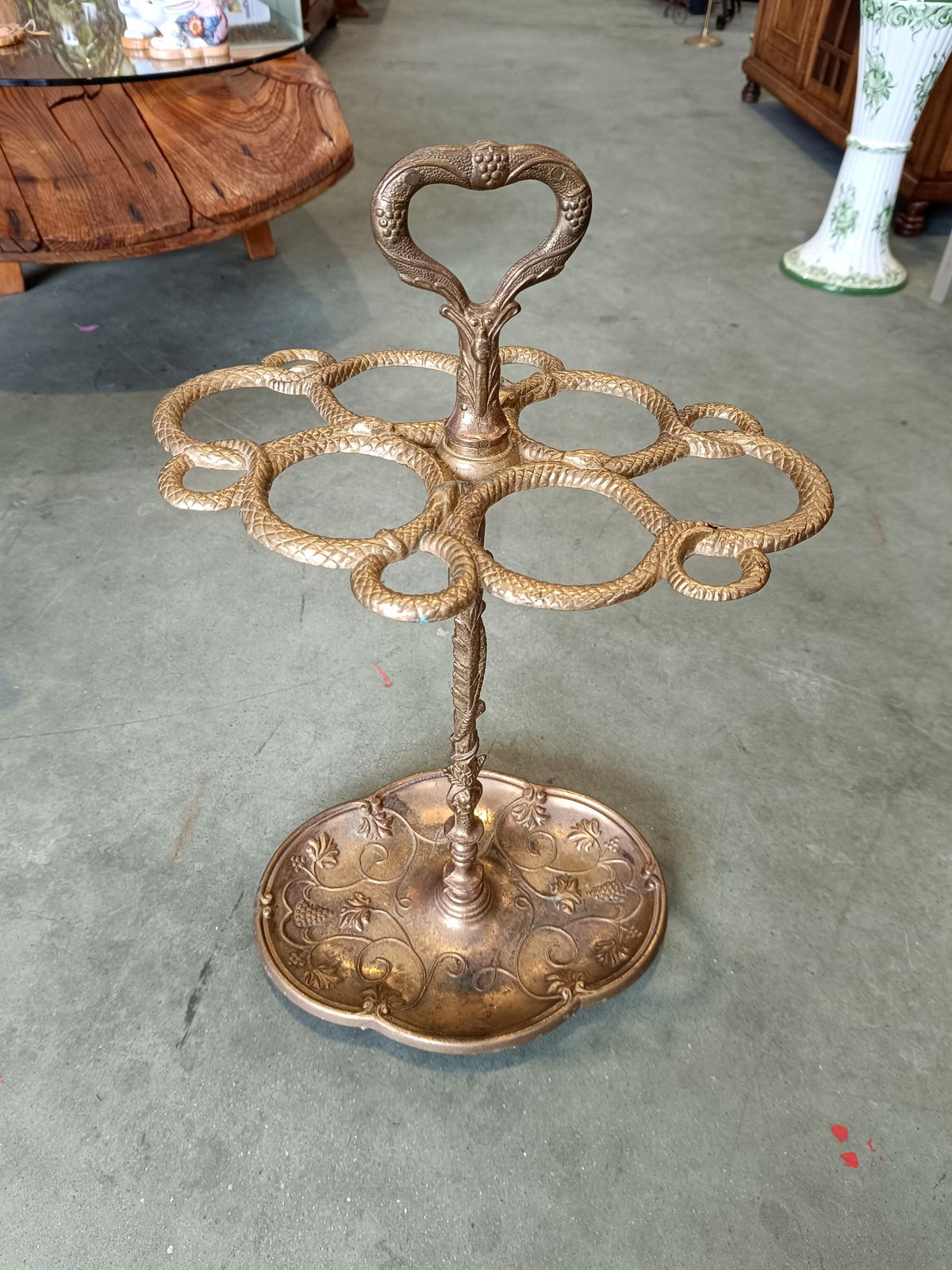 Paragüero italiano art nouveau - Imagen 1