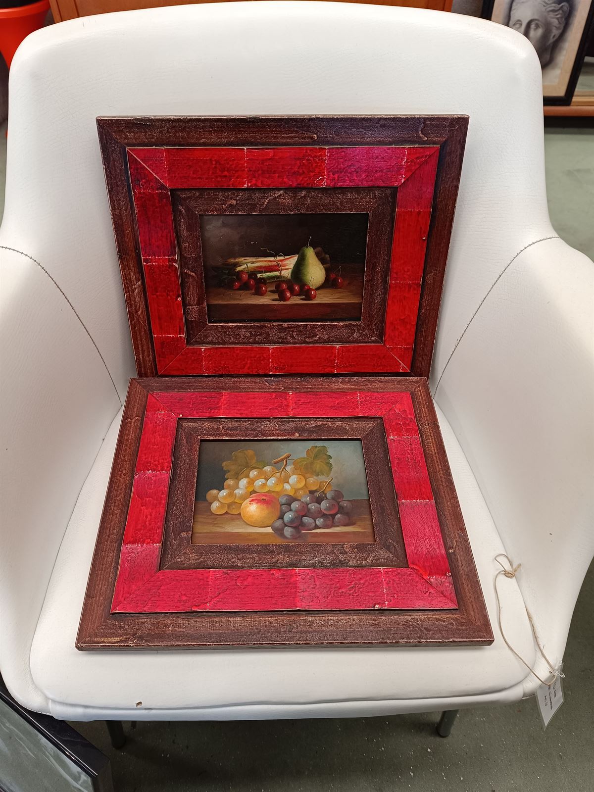 Pareja cuadros óleo sobre tabla - Imagen 1