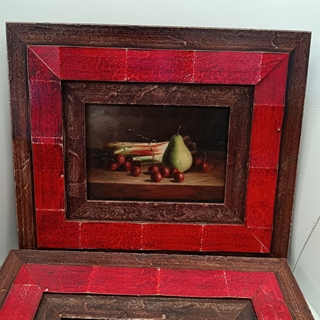 Pareja cuadros óleo sobre tabla - Imagen 2