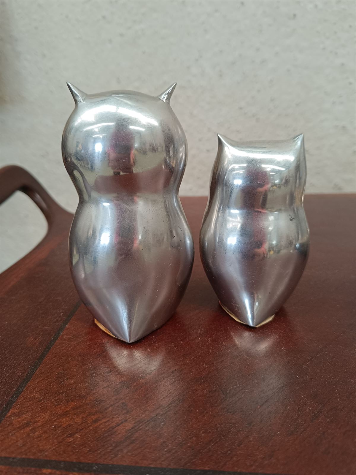 Pareja de figuras búhos años 70 - Imagen 4