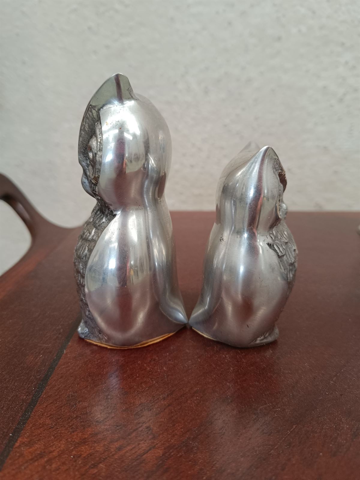 Pareja de figuras búhos años 70 - Imagen 5