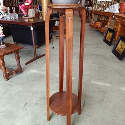 Peana pedestal de madera años 40 - Imagen 2