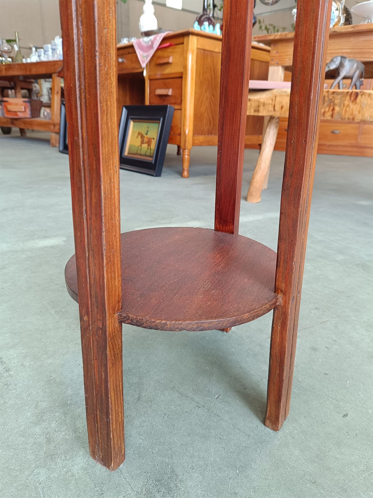 Peana pedestal de madera años 40 - Imagen 3