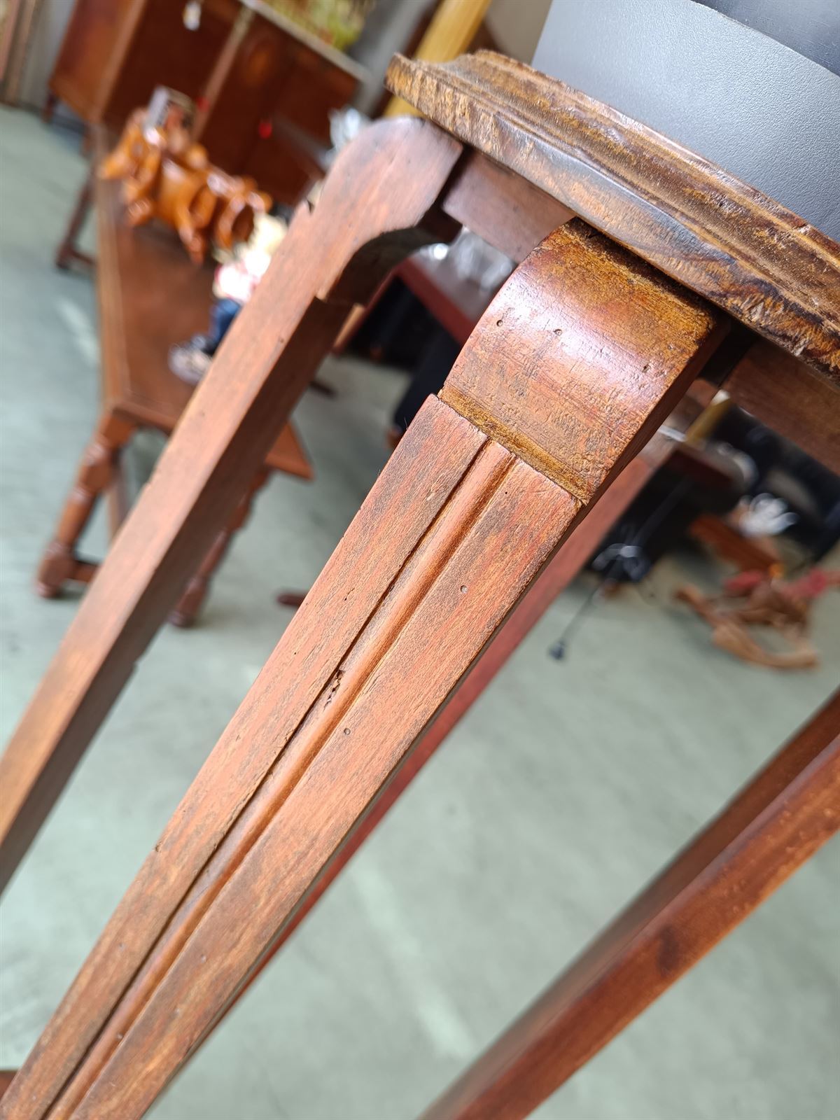 Peana pedestal de madera años 40 - Imagen 5