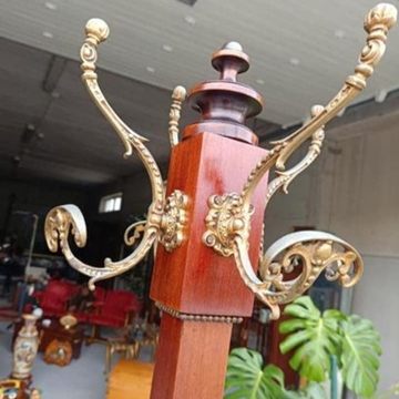 Perchero victoriano de caoba - Imagen 2