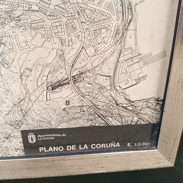 Plano antiguo A Coruña - Imagen 2