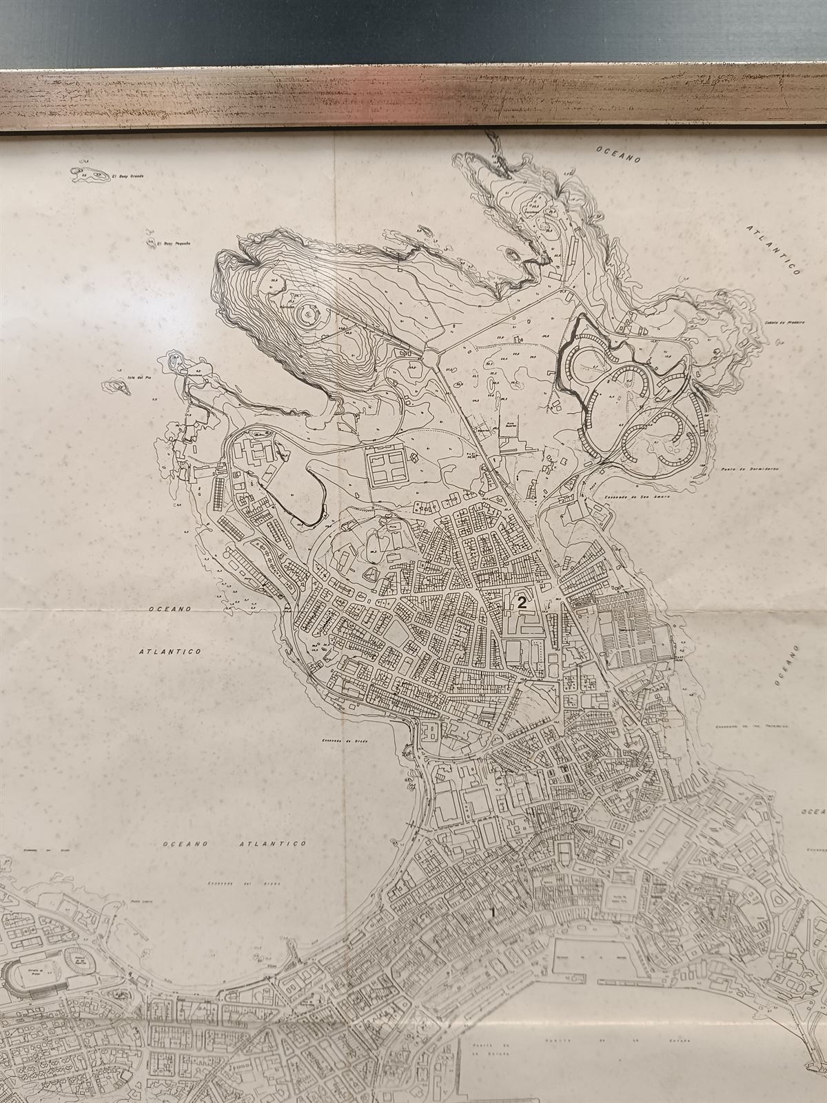 Plano antiguo A Coruña - Imagen 3