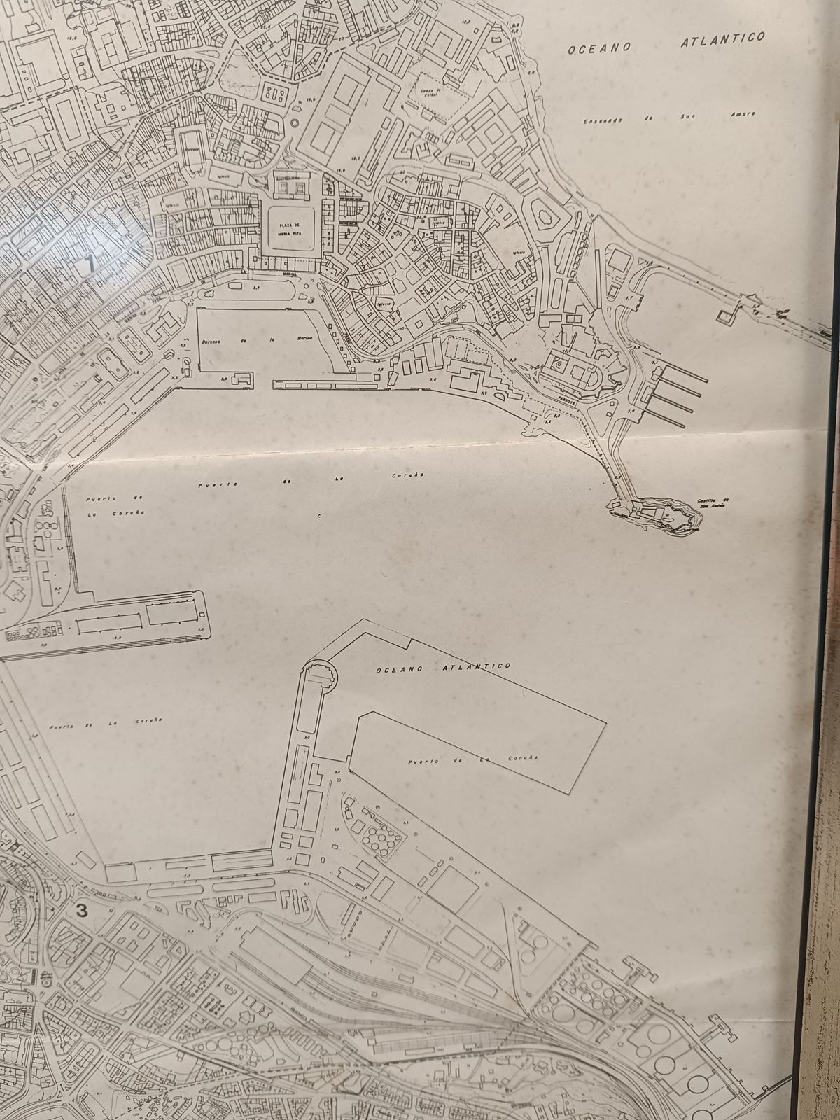 Plano antiguo A Coruña - Imagen 6