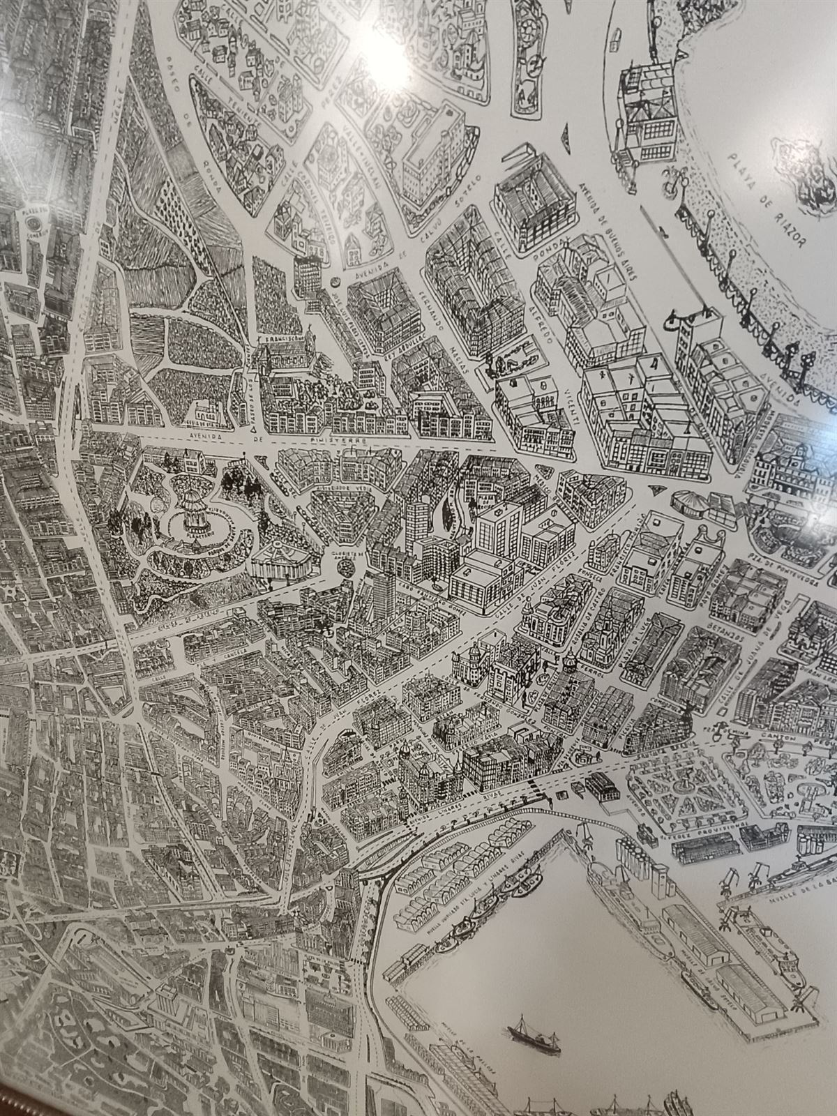 Plano plumilla La Coruña 2000 - Imagen 3