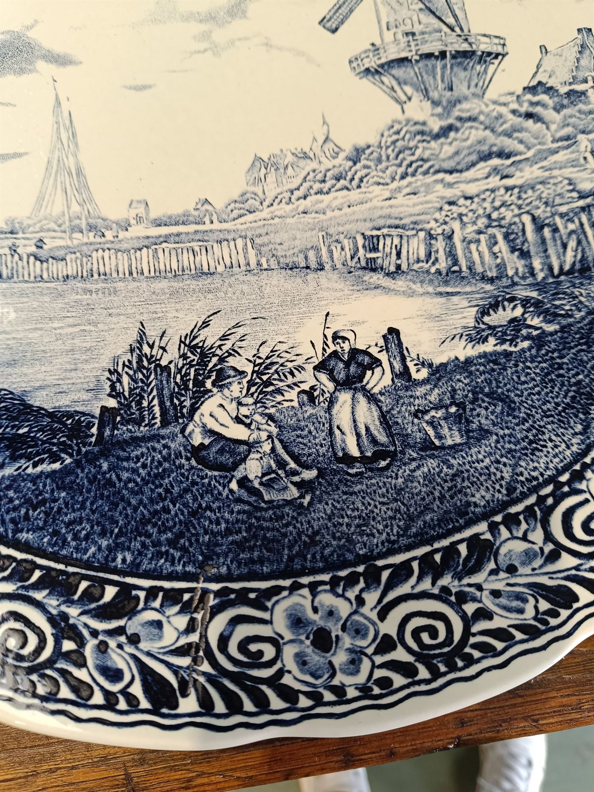 Plato cerámica Boch Molino - Imagen 2