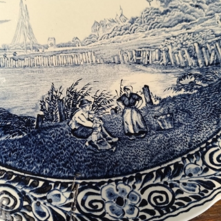 Plato cerámica Boch Molino - Imagen 2