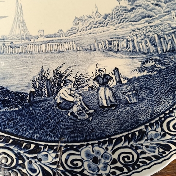 Plato cerámica Boch Molino - Imagen 2