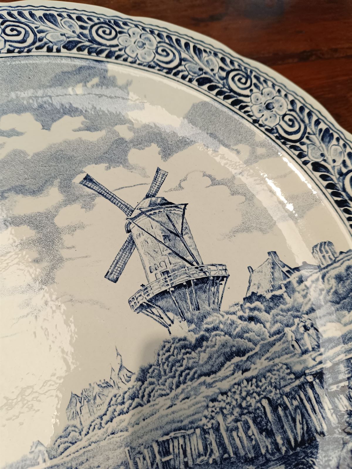 Plato cerámica Boch Molino - Imagen 3