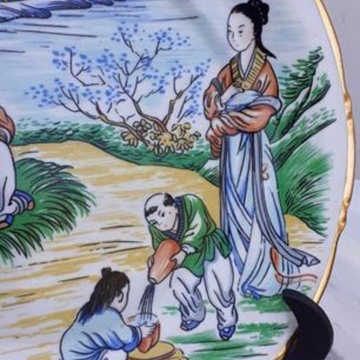 Plato cerámica Macao - Imagen 2