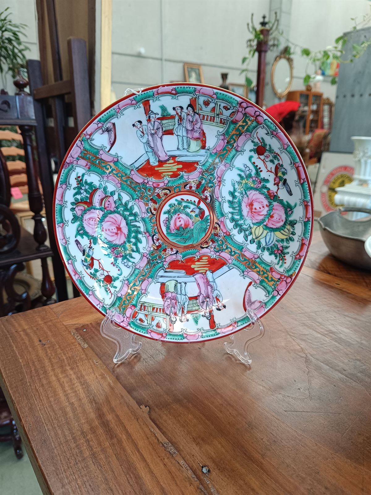 Plato cuenco Macao porcelana - Imagen 1