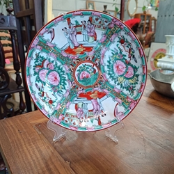 Plato cuenco Macao porcelana - Imagen 1