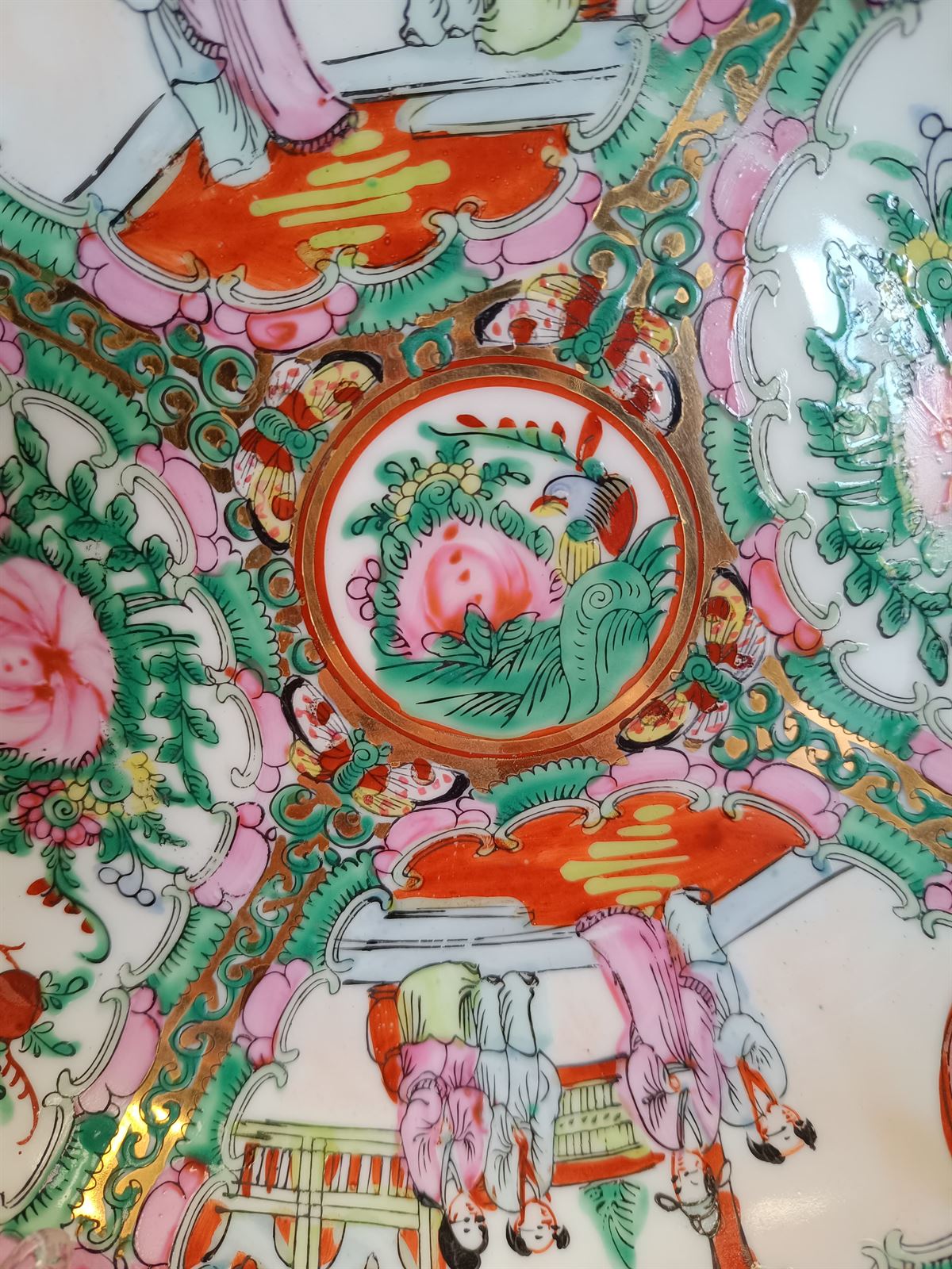 Plato cuenco Macao porcelana - Imagen 3