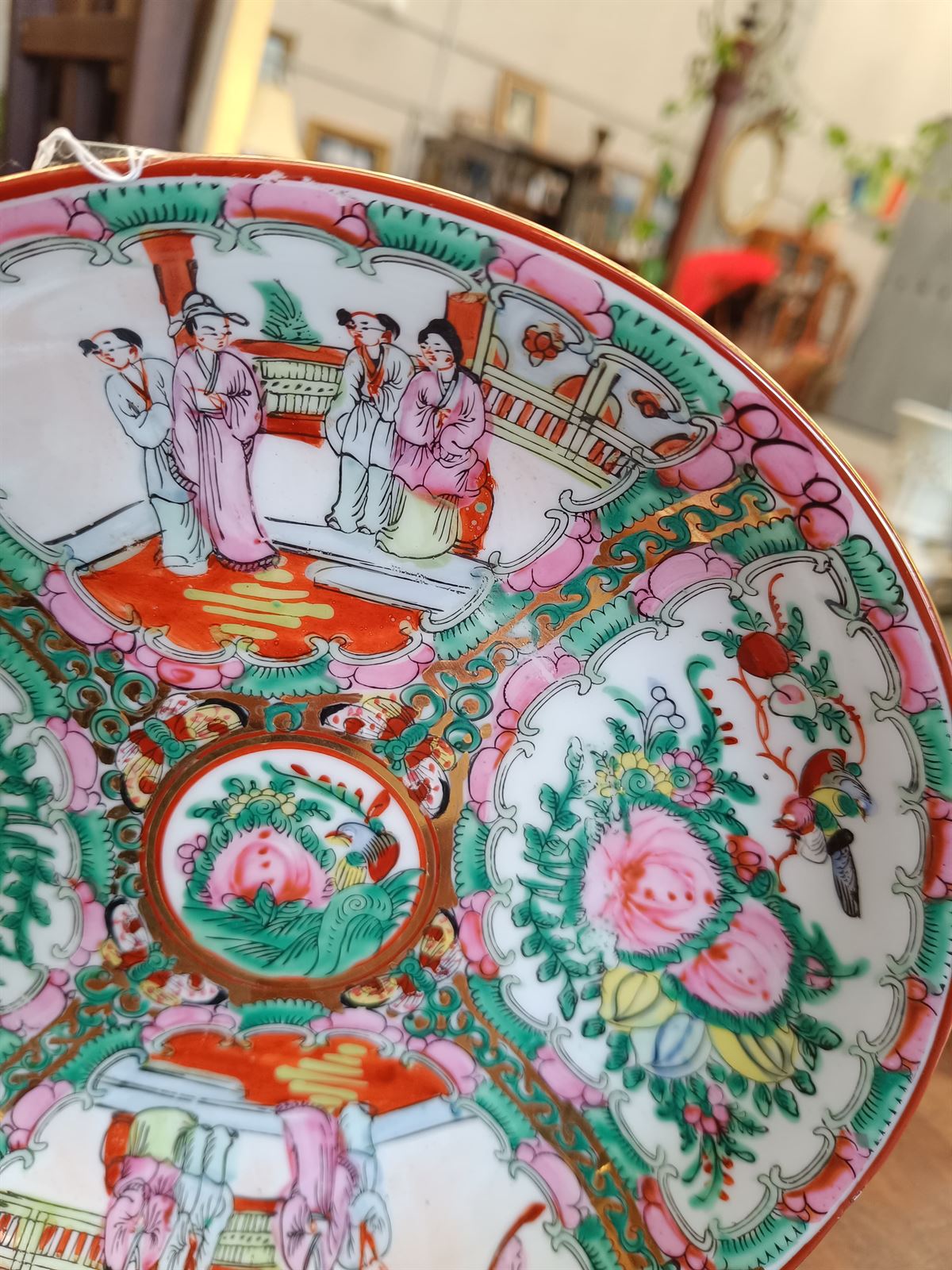 Plato cuenco Macao porcelana - Imagen 5