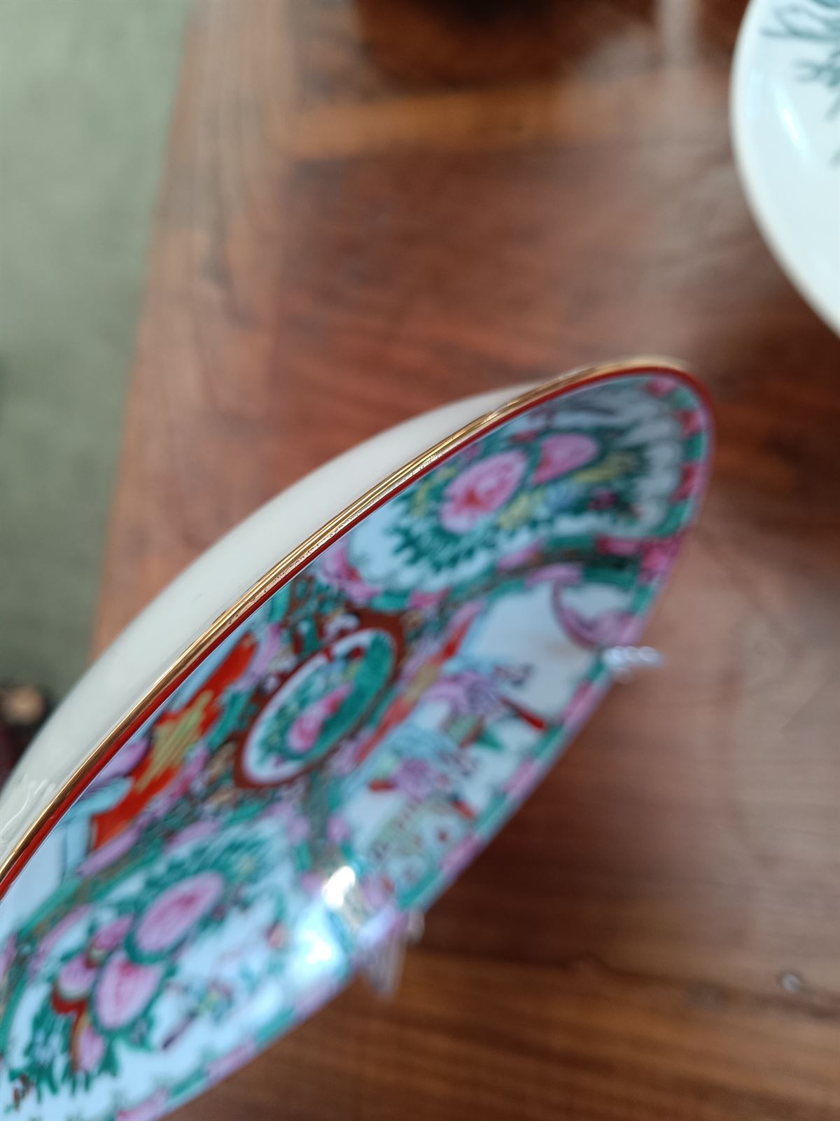 Plato cuenco Macao porcelana - Imagen 7