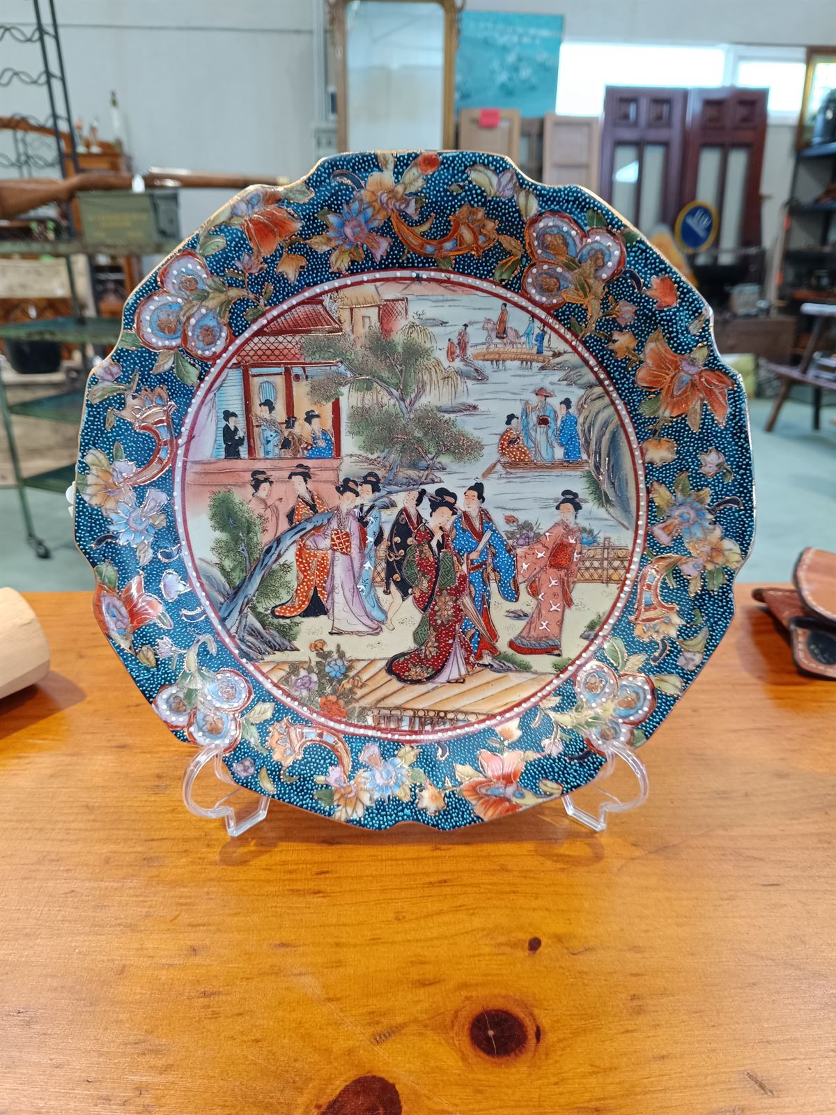 Plato estilo Satsuma de los años 70 - Imagen 1