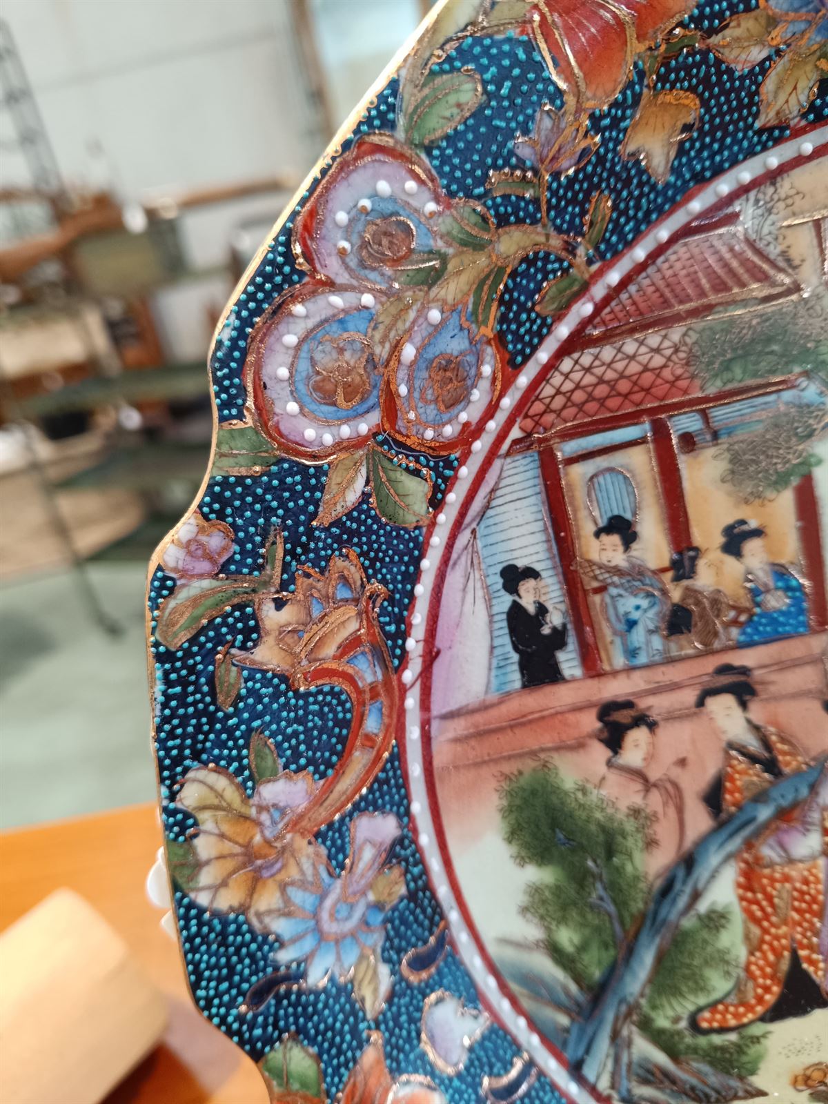 Plato estilo Satsuma de los años 70 - Imagen 2