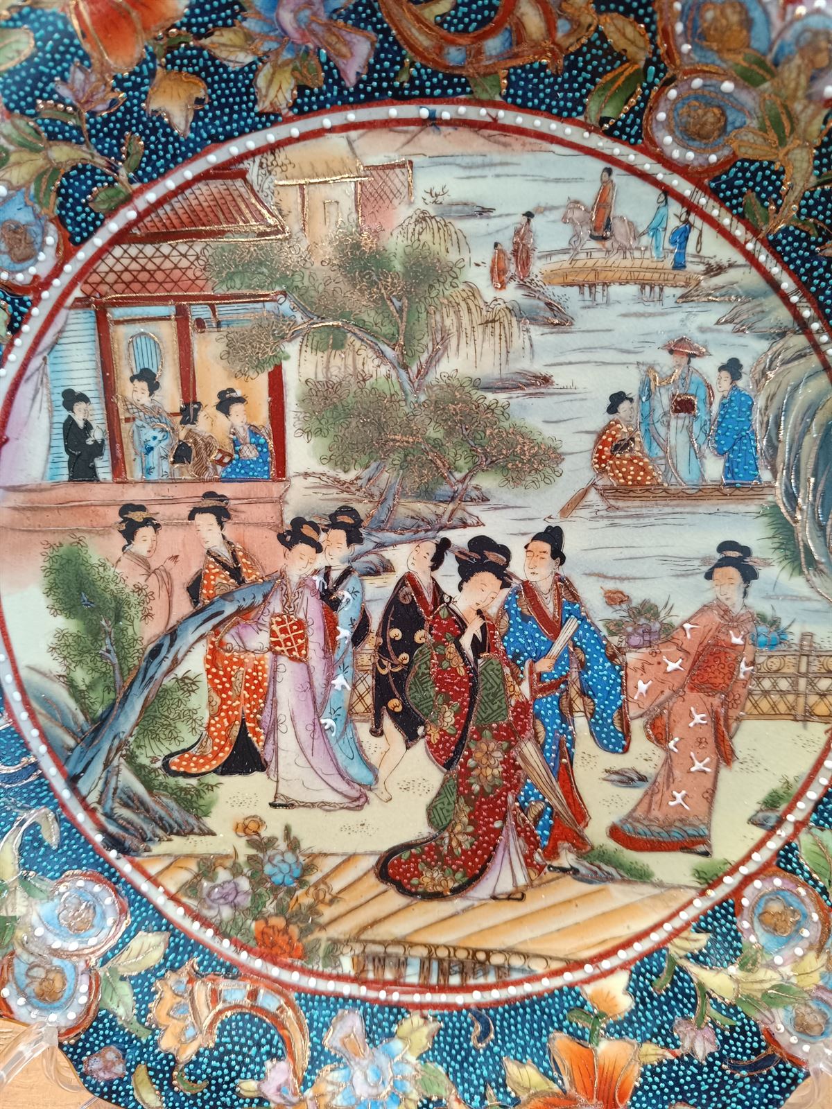 Plato estilo Satsuma de los años 70 - Imagen 4