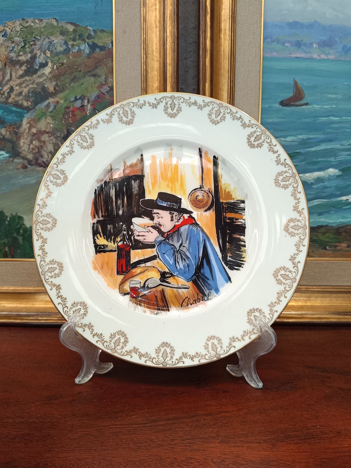 Plato Limoges Chabrol - Imagen 1