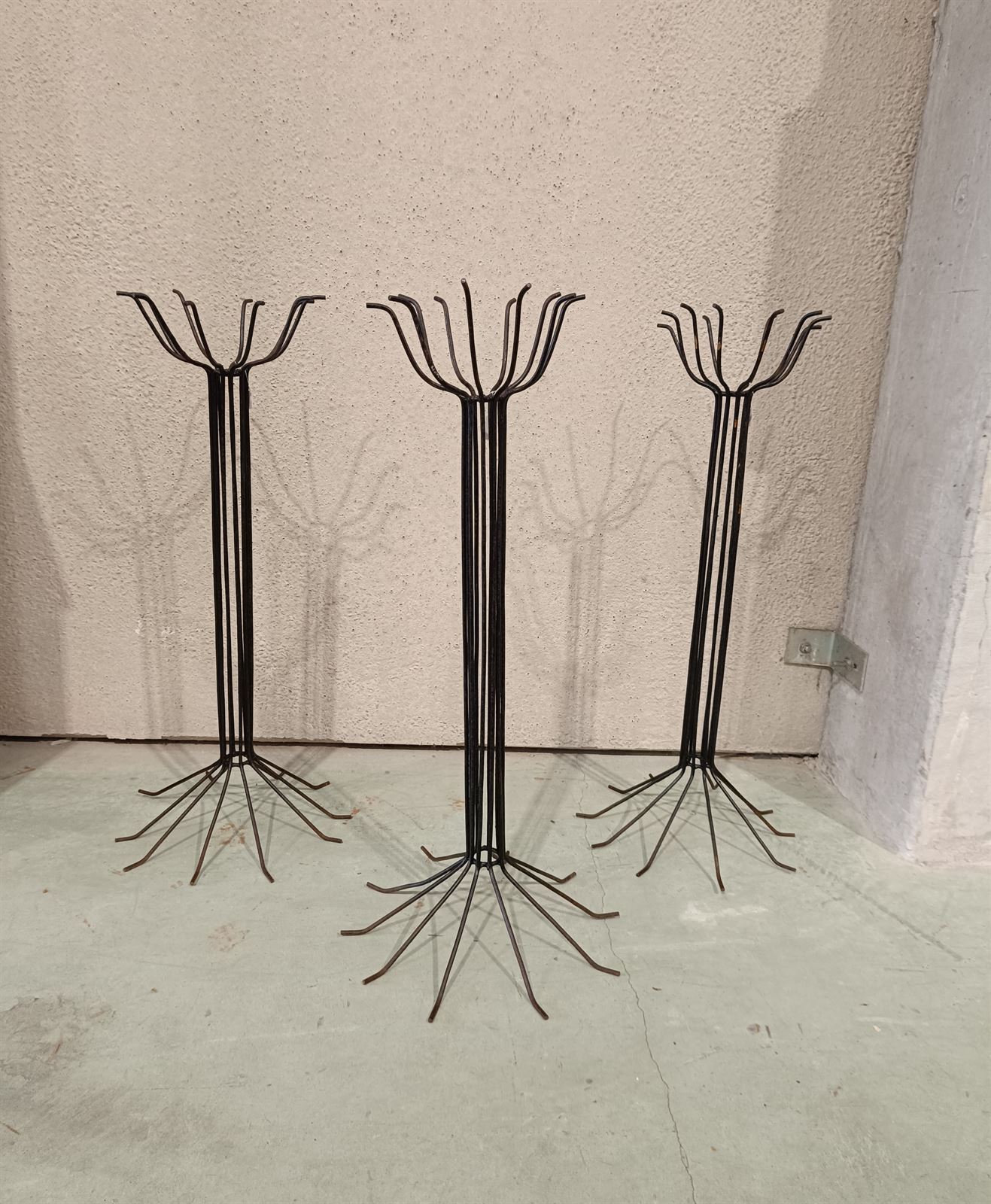 Portamaceta de metal años 50 - Imagen 1