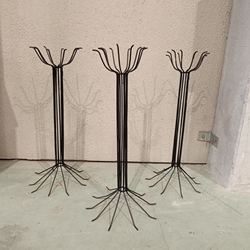 Portamaceta de metal años 50 - Imagen 1