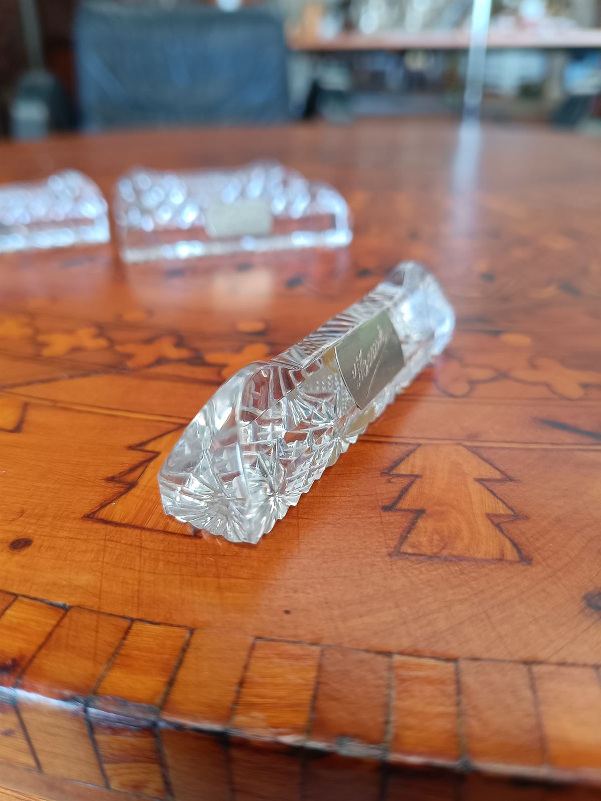 Posa Cubiertos cristal y plata - Imagen 7